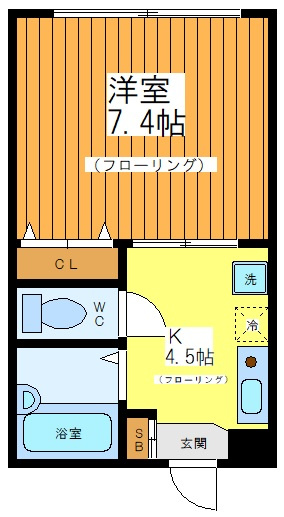 ラポール学芸大学の間取り