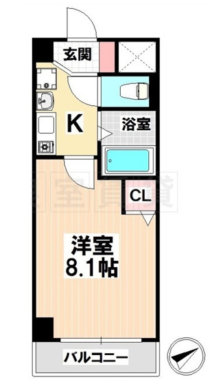 【間取り】 | PLAGE　HIMURO
