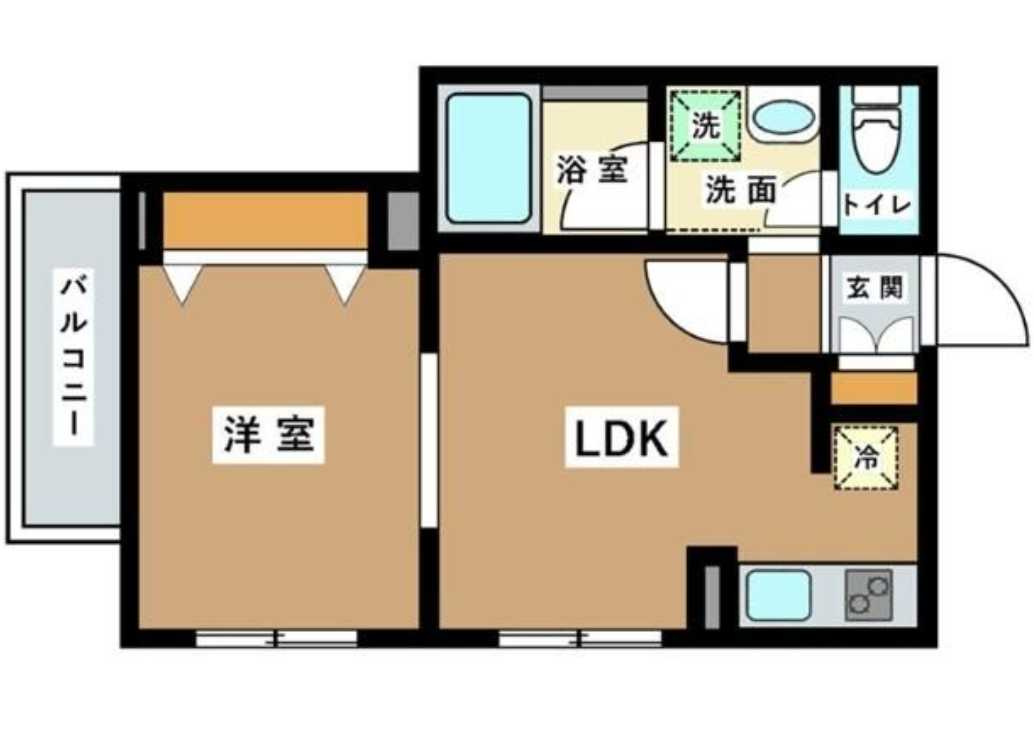 GRACEIKEJIRI　角部屋　築浅　雨戸の間取り
