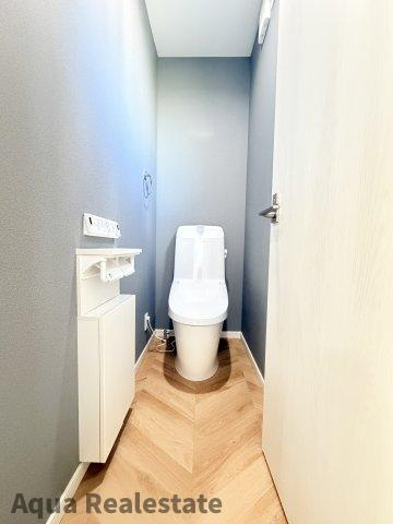 徳島市八万町内浜　新築分譲住宅のトイレ|トイレです