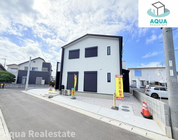 徳島市八万町内浜　新築分譲住宅の外観|外観もきれいです