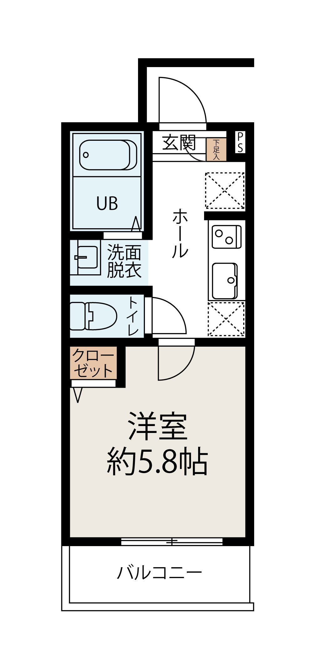 メゾンドシエルの間取り