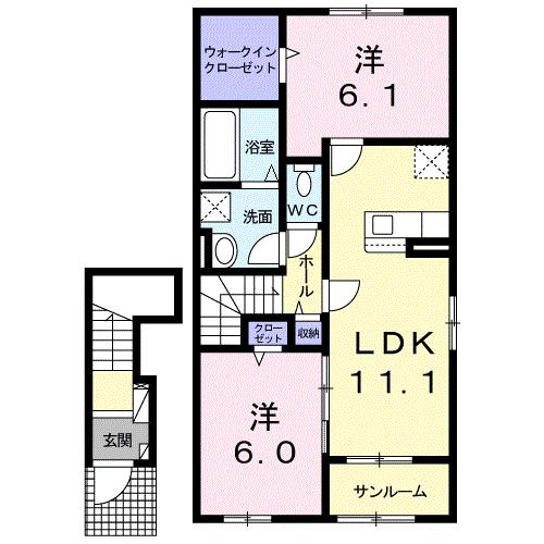 フェゼントの間取り