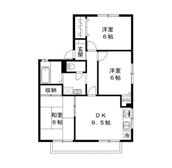 【間取り】 | ボナールⅠ