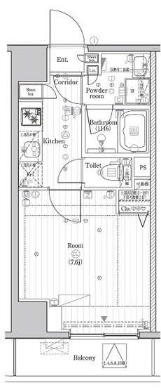 【間取り】 | プレミアムキューブＧ市谷甲良町