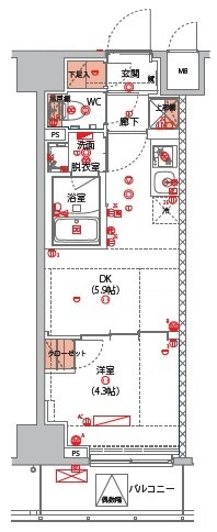 【間取り】 | ハーモニーレジデンス新宿早稲田ザ・ガーデン