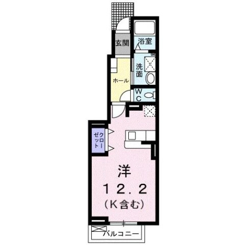 ミッテ・クラールの間取り