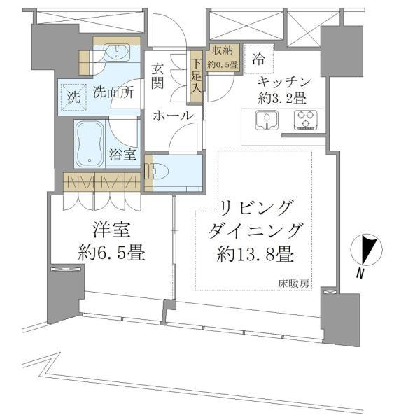 ＢｒｉｌｌｉａＴｏｗｅｒ堂島の間取り
