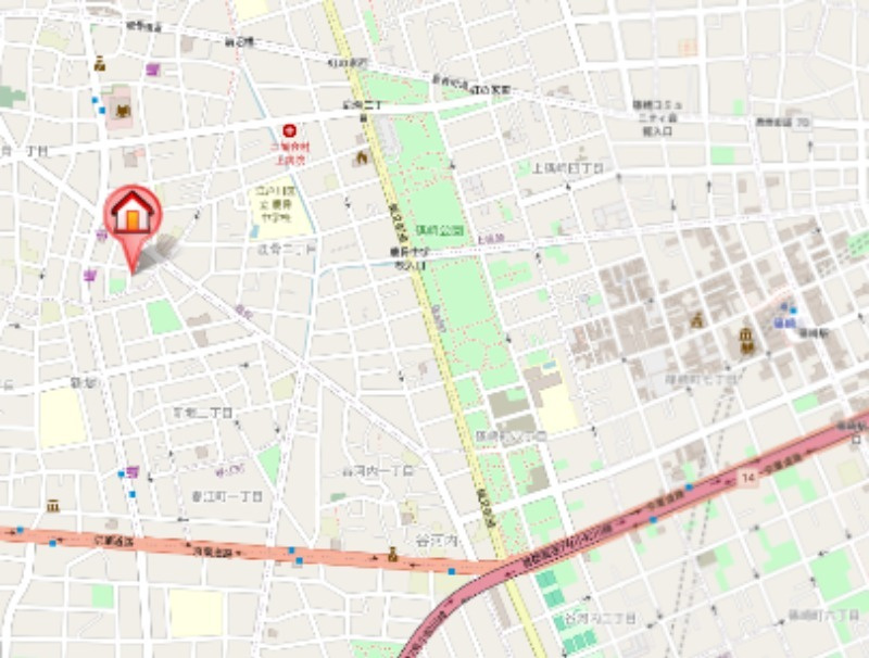 セイコーハウスＢの地図