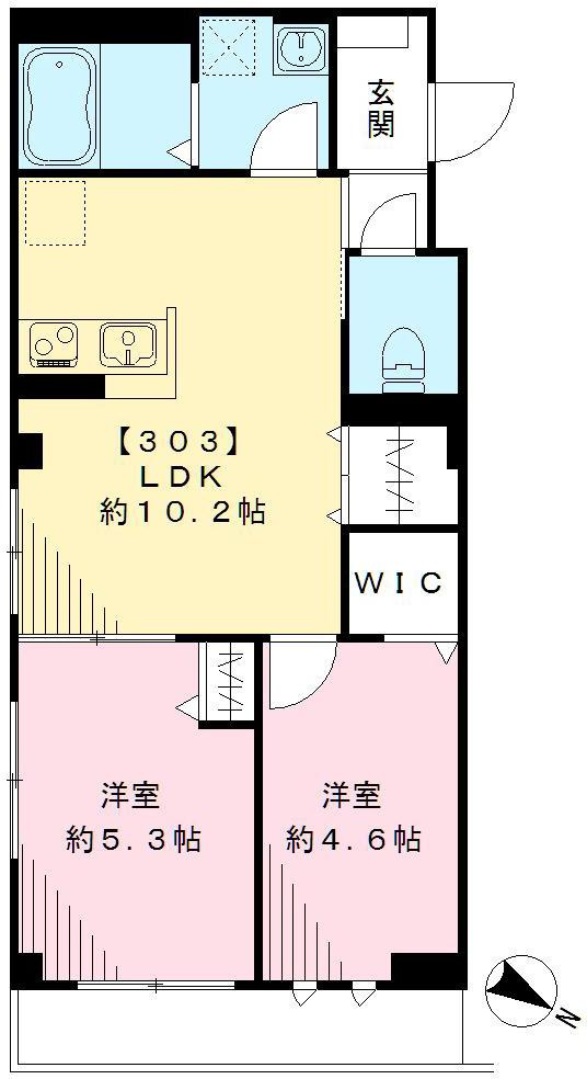 クラルテときわ台の間取り
