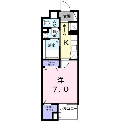ステーション　シンの間取り