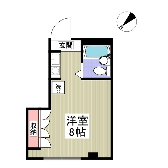 グリーンプゾムの間取り
