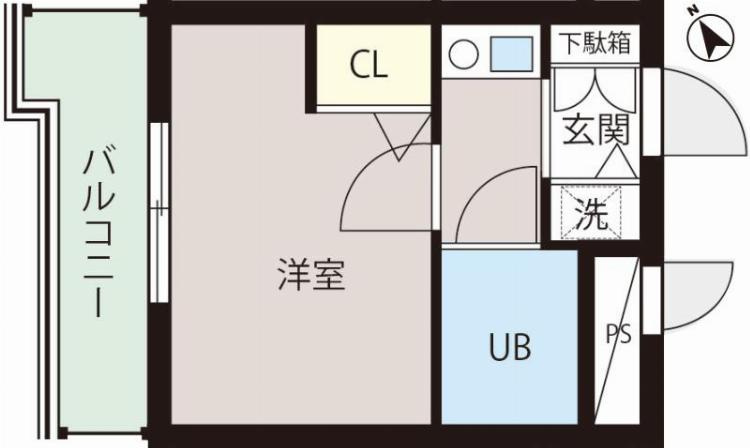 ジョイフル西荻窪7番館の間取り|間取り図