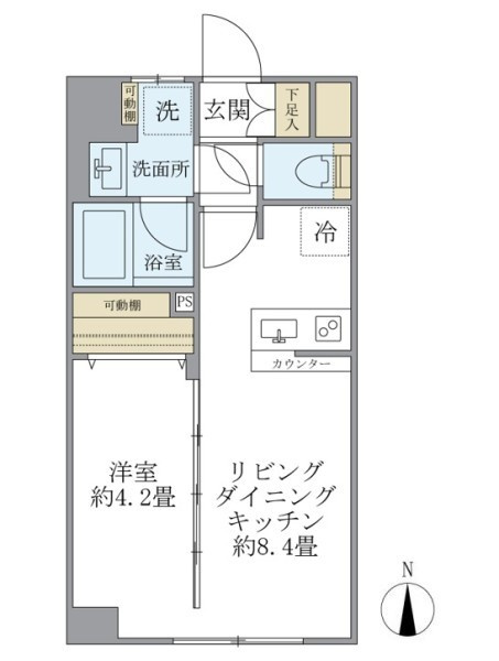 ＩＳＭ中野坂上の間取り