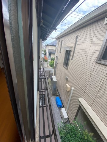 山一荘のバルコニー