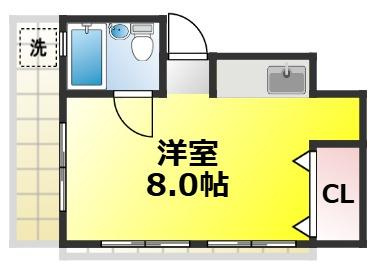 山一荘の間取り