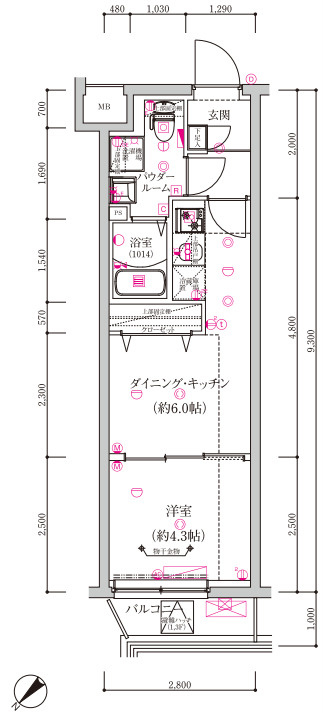 MAXIV上石神井の間取り