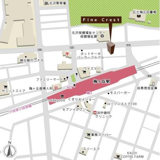 Ｆｉｎｅ　Ｃｒｅｓｔの地図