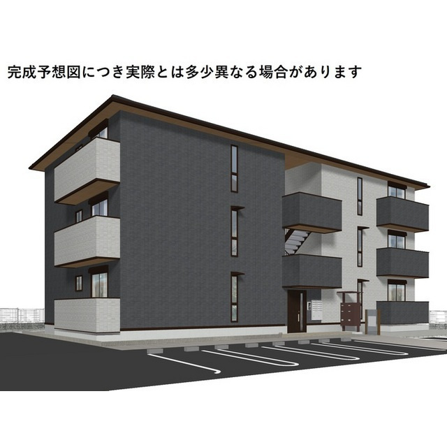 瑞穂市稲里のアパートの外観|イメージ図