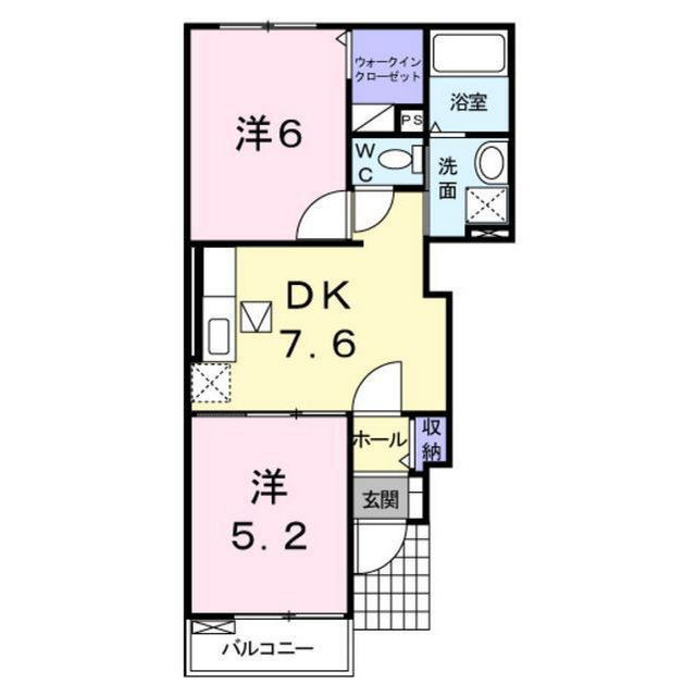 プレステージ　タカトミＡの間取り