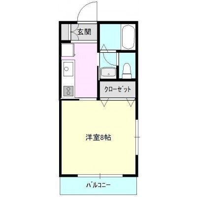 オレンジハイツの間取り