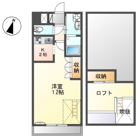 Ｔｉｍｅ’ｓ　Ｓｑｕａｒｅ（タイムズスクエア）の間取り