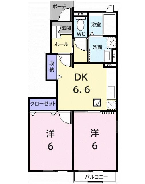 コリーヌＳ・文教ハイツＣの間取り