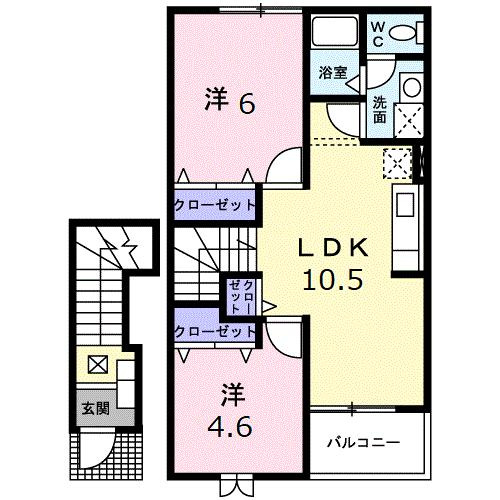 ボニータ　テラの間取り