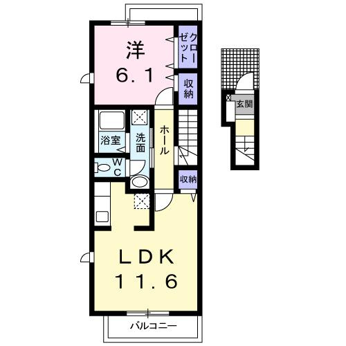 ＬａＬａ・Ｈｏｕｓｅ・キノウチの間取り