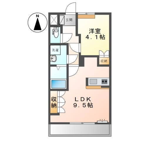 ローズガーデン長塚Ⅱの間取り
