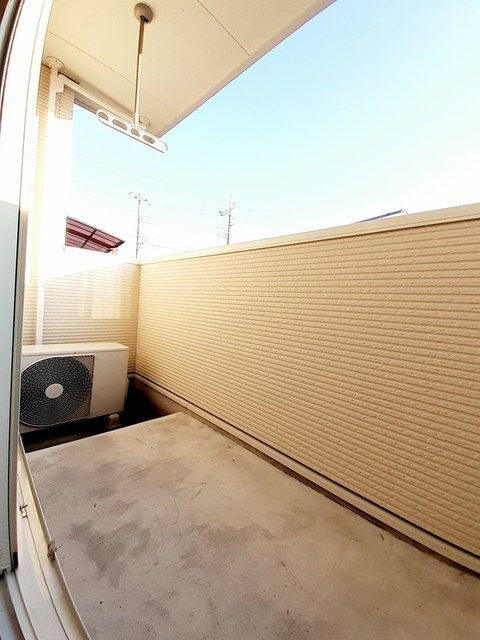 グレイスヒロのバルコニー