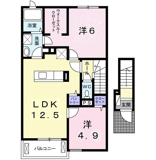 リオコリーナＣの間取り