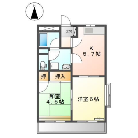 ダンサプリメーロの間取り