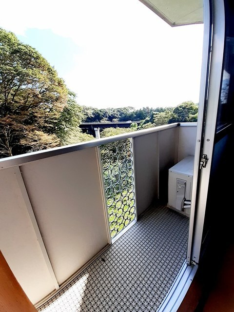 エルディムふじおかＢのバルコニー