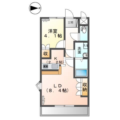 フローリッシュ若宮の間取り