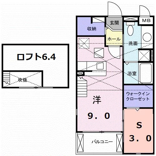 シャトレラムールの間取り
