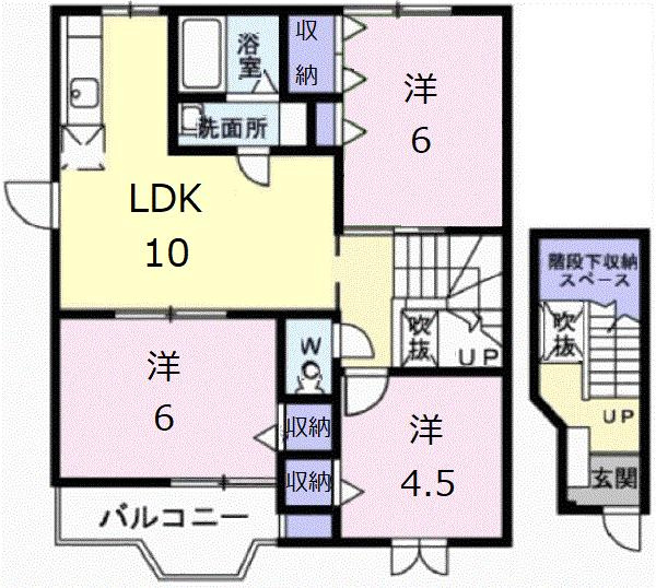 アネックス　Ｋの間取り
