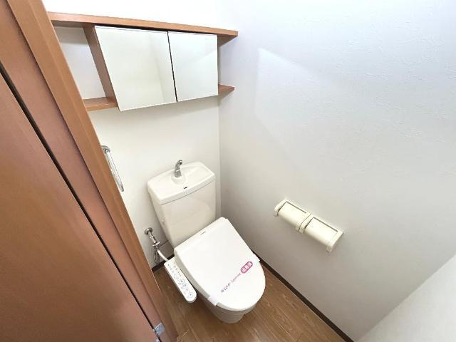 ボナールＢのトイレ|シャワー付トイレ