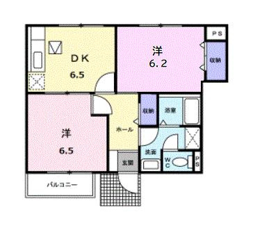 ラフィネＴの間取り