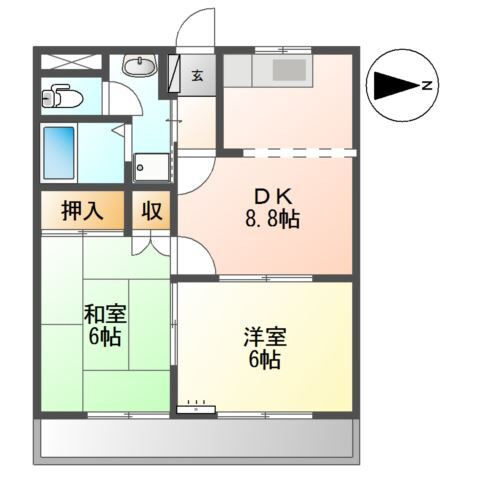 シーガルⅢの間取り