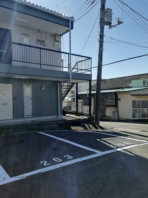 シティハイツあしたかヴィラの駐車場