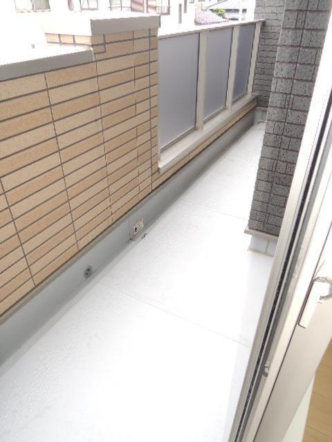 セントラルヒルズＡのバルコニー