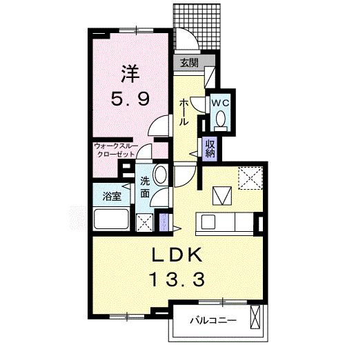 シャンティの間取り