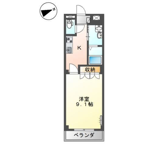 ボナールＢの間取り