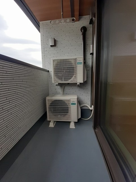 コントレイルのバルコニー