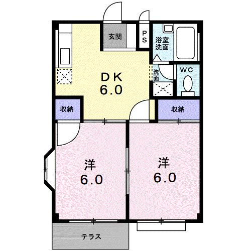 エルディムわたなべの間取り