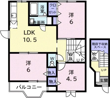 クレストールＪ＆Ｎの間取り