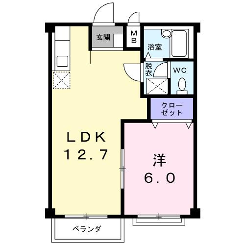 エルディム鈴木の間取り