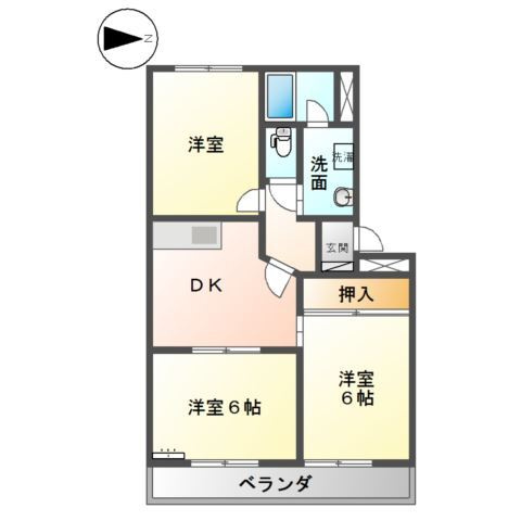 Ｌ，Ｌｏｕｉｓｅ松坂（エル・ルイーズ　マツザカ）の間取り