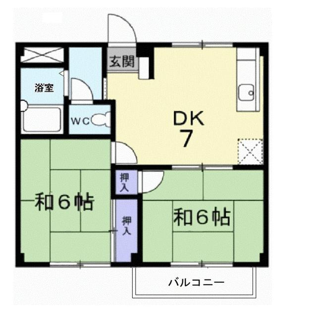 シティハイツすずきの間取り